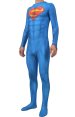 New 52 Superman Printed Spandex Lycra Costume with Cape
