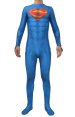 New 52 Superman Printed Spandex Lycra Costume with Cape