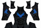 Nightwing Arkham Knight Printed Spandex Lycra Costume