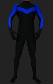 Nightwing Costume | Blue and Black Lycra Catsuit