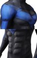 Nightwing Printed Spandex Lycra Costume with Muslce Padding