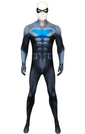 Nightwing Son of Batman Printed Spandex Lycra Costume
