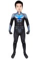 Nightwing Son of Batman Printed Spandex Lycra Costume for Kid