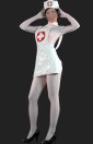 Nurse Costume | Lycra and PVC 3-Set Sexy Costume Nurse Costume | Lycra and PVC 3-Set Sexy Costume