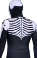 Original Skeleton Printed Black and White Spandex Lycra Costume