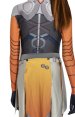 Overwatch Angela Ziegler Printed Shiny Spandex Lycra Zentai Costume with 3D Muscle Shading