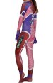 Overwatch D VA Pink Rabbit Custom Pattern Printed Spandex Lycra Costume