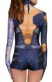 Overwatch Printed Spandex Lycra Angel Costume