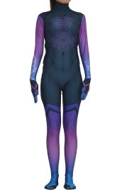 Overwatch Sombra Spandex Lycra Dye-Sub Zentai Costume