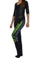 Overwatch Tracer Matte Metallic and Printed Spandex Lycra Under Bodysuit