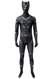 Panther T Challa Captain America Civil War Printed Spandex Lycra Costume