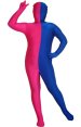 Pink and Royal Blue Split Kids Zentai Suit