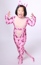 Pink Kitty Kids Costume