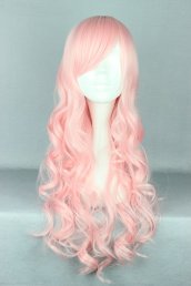 Pink Long Lolita Cosplay Wig