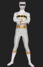 Power Ranger- In Space Gold and Light Grey Spandex Lycra Catsuit
