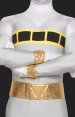 Power Ranger- In Space Gold and Light Grey Spandex Lycra Catsuit