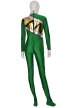 Power Ranger Jungle Fury Costume | Green Printed Spandex Lycra Zentai