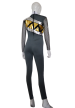 Power Ranger Jungle Fury Costume | Grey Printed Spandex Lycra Zentai