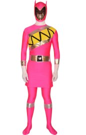Power Ranger Jungle Fury Costume | Pink Spandex Lycra Zentai
