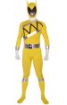 Power Ranger Jungle Fury Costume | Yellow Spandex Lycra Zentai