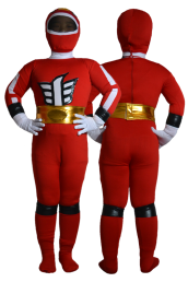 Power Ranger Kids Costume | Green and Silver Full Bodysuit