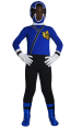 Power Ranger Kids Costume- Samurai Megazord Blue and Black Spandex Lycra Catsuit