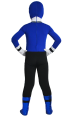 Power Ranger Kids Costume- Samurai Megazord Blue and Black Spandex Lycra Catsuit
