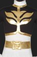 Power Ranger Megaforce | Black and White Lycra Zentai Costume