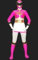 Power Ranger Megaforce | Fuchsia and White Lycra Zentai Suit