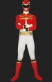 Power Ranger Megaforce | Red and White Spandex Zentai
