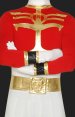 Power Ranger Megaforce | Red and White Spandex Zentai