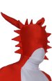 Power Ranger Megazord Formations Red Zord Spandex Lycra Costume