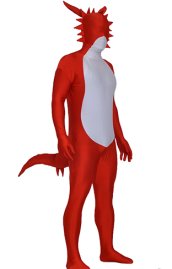 Power Ranger Megazord Formations Red Zord Spandex Lycra Costume