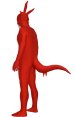 Power Ranger Megazord Formations Red Zord Spandex Lycra Costume