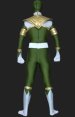 Power Ranger-Mighty Morphin Green and Gold Lycra Zentai Suit