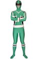Power Ranger Rainbow Force Costume | Black and Green Spandex Lycra Zentai