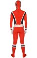 Power Ranger Rainbow Force Costume | Black White and Red Spandex Lycra Zentai