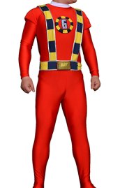 Power Ranger Ressha Sentai ToQger 6 Spandex Lycra Zentai Costume