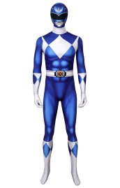 Power Rangers Billy Blue Ranger Printed Costume