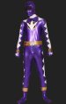 Power Rangers Dino Thunder | Purple and White Zentai Suits