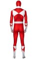 Power Rangers Jason Red Ranger Printed Spandex Lycra Costume