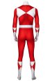 Power Rangers Jason Red Ranger Printed Spandex Lycra Costume