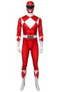 Power Rangers Jason Red Ranger Printed Spandex Lycra Costume