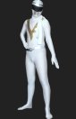 Power Rangers-RPM-White and Silver Lycra Full Body Zentai Suits