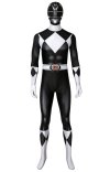 Power Rangers Zack Black Ranger Printed Spandex Lycra Costume