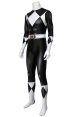 Power Rangers Zack Black Ranger Printed Spandex Lycra Costume