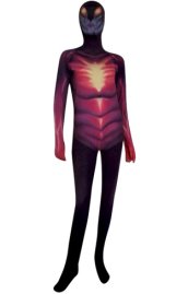 Printed Purple Animal Superhero Zentai Suit