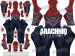 PUNK SPIDER-MAN Dye-Sub Spandex Lycra Costume
