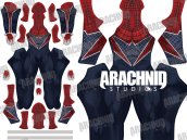 PUNK SPIDER-MAN Dye-Sub Spandex Lycra Costume