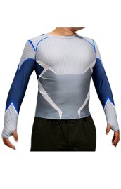 Quicksilver Printed Long Sleeve Jersey Lycra T-Shirt